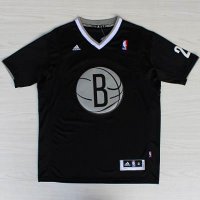 Camisetas NBA Brooklyn Nets 2013 Navidad Garnett Negro