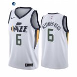 Camisetas NBA Nike Utah Jazz NO.6 Nickeil Alexander Walker Blanco Association 2022