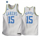 Camisetas NBA Nike Los Angeles Lakers NO.15 Austin Reaves Blanco Classic 2022-23