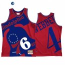 Camisetas NBA Philadelphia 76ers Chris Webber Rojo Throwback 2021-22
