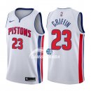 Camisetas NBA de Blake Griffin Detroit Pistons 17/18 Blanco Association