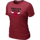 Camisetas NBA Mujeres Chicago Bulls Borgona