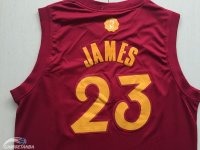 Camisetas NBA Cleveland Cavaliers 2016 Navidad LeBron James Rojo