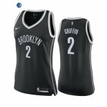 Camisetas NBA Mujer Brooklyn Nets Blake Griffin Negro Icon 2020-21