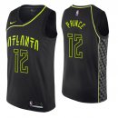 Camisetas NBA de Taurean Prince Atlanta Hawks Nike Negro Ciudad 2018