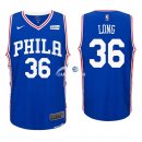 Camisetas NBA de Shawn Long Philadelphia 76ers Azul 17/18