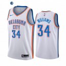 Camiseta NBA de Kenrich Williams Oklahoma City Thunder NO. Blanco Association 2020-21