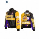 Chaqueta NBA Los Angeles Lakers Negro Amarillo 2020