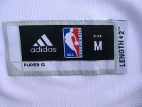 Camisetas NBA de Dwyane Wade Bosh Miami Heats Blanco Rojo