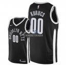 Camisetas NBA de Rodions Kurucs Brooklyn Nets Nike Negro Ciudad 2018