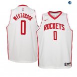 Camisetas de NBA Ninos Houston Rockets Russell Westbrook Blanco Association 19/20