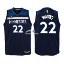 Camiseta NBA Ninos Minnesota Timberwolves Andrew Wiggins Marino Icon 17/18