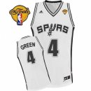 Camisetas NBA San Antonio Spurs Finales Green Blanco