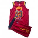 Camiseta NBA Conjunto Completo Ninos Cleveland Cavaliers LeBron James Rojo 17/18