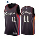 Camisetas NBA de Portland Trail Blazers Justin Champagnie Nike Negro Ciudad 2021-22