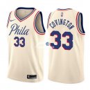 Camisetas NBA de Robert Covington Philadelphia 76ers Nike Crema Ciudad 17/18