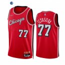 Camisetas NBA Nike Chicago Bulls NO.77 Ersan Ilyasova 75th Season Diamante Rojo Ciudad 2021-22