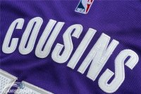 Camisetas NBA de DeMarcus Cousins Sacramento Kings Púrpura Blanco
