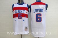 Camisetas NBA de Julius Winfield Erving All Star 1980 Blanco