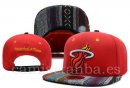 Snapbacks Caps NBA De Miami Heat Rojo Tira