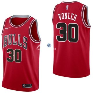 Camisetas NBA de Noah Vonleh Chicago Bulls Rojo Icon 17/18