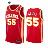 Camisetas NBA de Atlanta Hawks Delon Wright Rojo Icon 2021-22