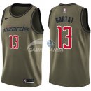 Camisetas NBA Salute To Servicio Washington Wizards Marcin Gortat Nike Ejercito Verde 2018