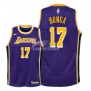 Camisetas de NBA Ninos Los Angeles Lakers Isaac Bonga Púrpura Statement 18/19