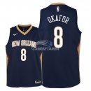 Camisetas de NBA Ninos New Orleans Pelicans Jahlil Okafor Marino Icon 2018
