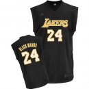 Camisetas NBA de Kobe Bryant Los Angeles Lakers Negro