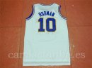 Camisetas NCAA Oklahoma Dennis Rodman Blanco