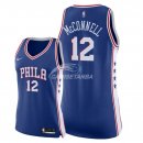 Camisetas NBA Mujer T.J. McConnell Philadelphia Sixers Azul Icon