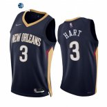 Camisetas NBA de New Orleans Pelicans Josh Hart 75th Season Diamante Marino Icon 2021-22