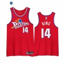 Camiseta NBA de Louis King Detroit Pistons Nike Rojo Ciudad 2020-21