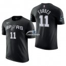 Camisetas NBA de Manga Corta Bryn Forbes San Antonio Spurs Negro 17/18