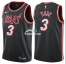 Camisetas NBA de Dwyane Wade Miami Heats Retro Negro 17/18