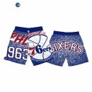 Camisetas NBA de Philadelphia 76ers Azul Throwback 2021