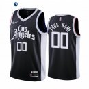 Camisetas NBA Los Angeles Clippers Personalizada Negro Ciudad 2020-21