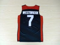 Camisetas NBA de Russell Westbrook USA 2012 Negro