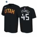 T-Shirt NBA Utah Jazz Donovan Mitchell Negro Earned Edition 2019-20