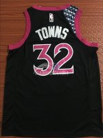 Camisetas de NBA Ninos Minnesota Timberwolves Karl Anthony Towns Nike Púrpura Ciudad 18/19