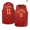 Camisetas de NBA Ninos Indiana Pacers Domantas Sabonis Nike Retro Granate