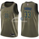 Camisetas NBA Salute To Servicio Indiana Pacers Myles Turner Nike Ejercito Verde 2018