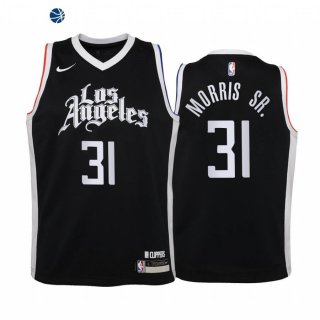 Camiseta NBA Ninos Los Angeles Clippers Marcus Morris Sr. Negro Ciudad 2020-21
