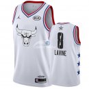 Camisetas NBA de Zach LaVine All Star 2019 Blanco