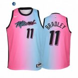 Camiseta NBA Ninos Miami Heat Avery Bradley Azul Rosa Ciudad 2020-21