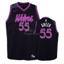 Camisetas NBA Ninos Mitch Creek Minnesota Timberwolves Púrpura Ciudad 2018/19