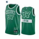Camisetas NBA Nike Boston Celtics NO.37 Matt Ryan Verde 75th Diamante Ciudad 2021 22