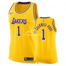 Camisetas NBA Mujer Kentavious Caldwell Pope Los Angeles Lakers Amarillo Icon 18/19