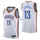 Camisetas NBA de Paul George Oklahoma City Thunder Blanco Association 17/18